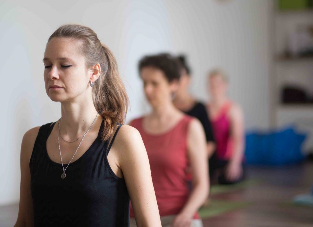  Meditation im Zentrum der Stadt, bei Yoga-Inspiration in Chemnitz.