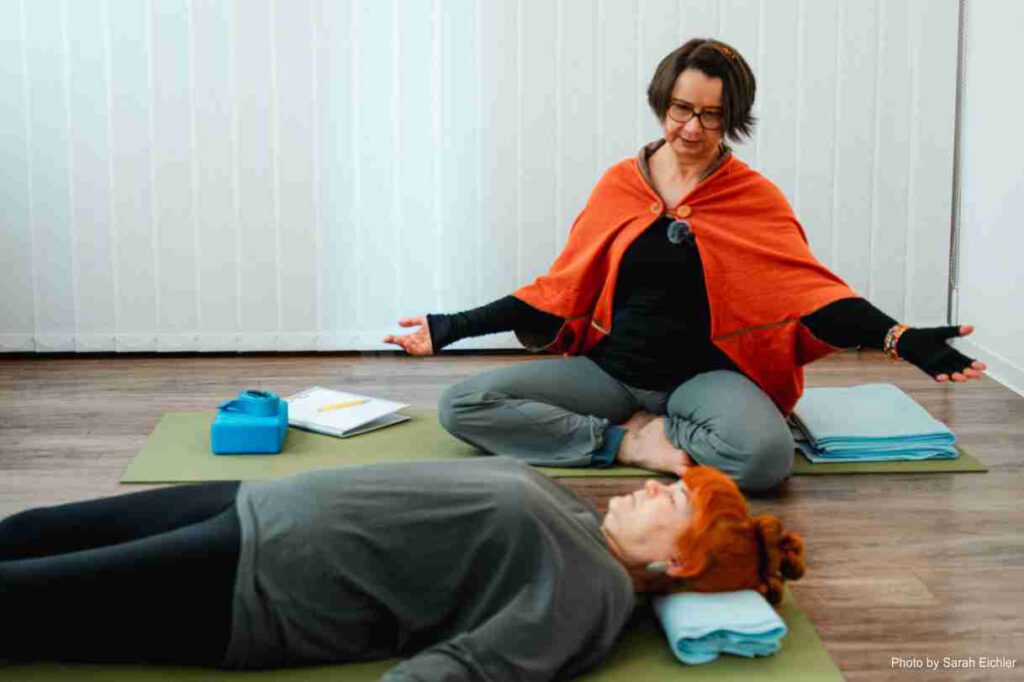 Geführte Yoga-Nidra-Tiefenentspannung in Chemnitz.